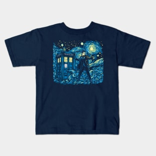 Tenth doctor dreams of time and space Kids T-Shirt